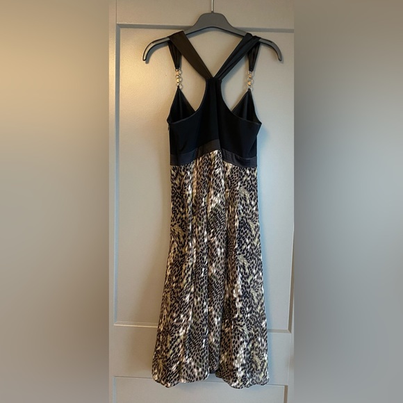 Laundry by Shelli Segal Black t-strap dress - Picture 2 of 4